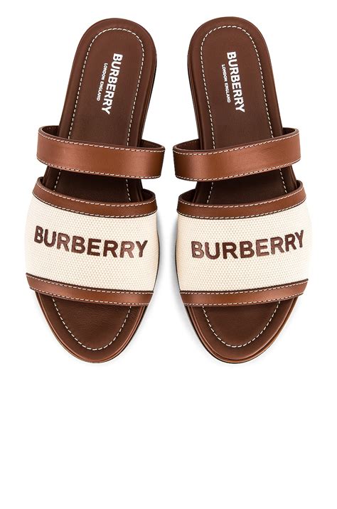 burberry honour flat sandals